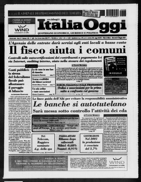 Italia oggi : quotidiano di economia finanza e politica